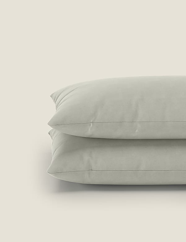 2pk Pure Cotton 300 Thread Count Pillowcases - FI