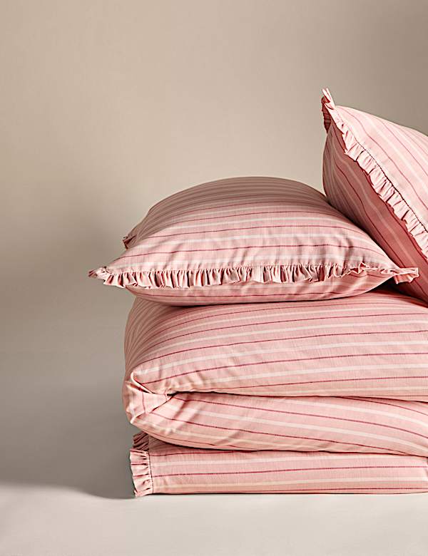 Pure Cotton Striped Bedding Set - CA