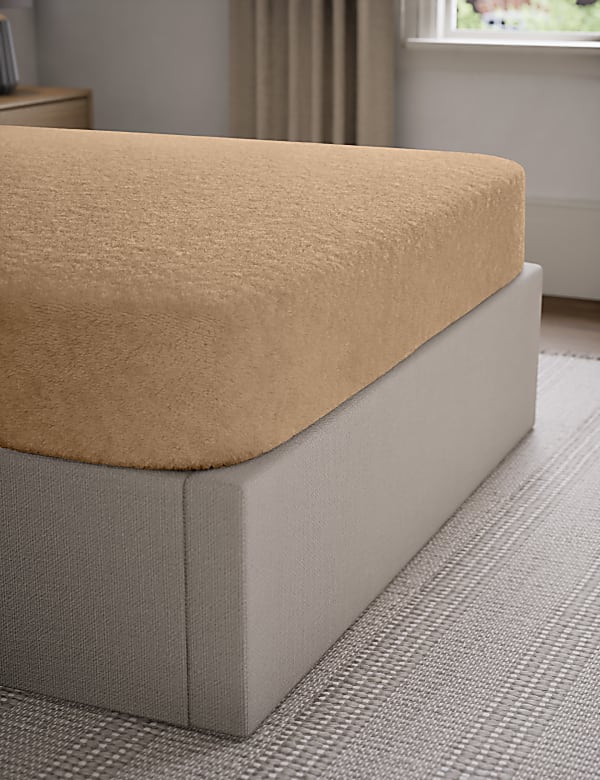 Teddy Fleece Deep Fitted Sheet - HU