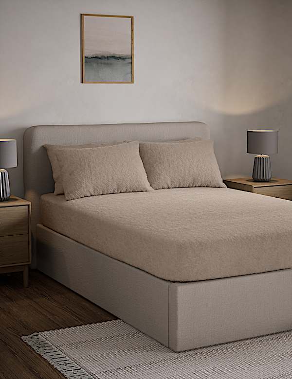 Teddy Fleece Deep Fitted Sheet - SI