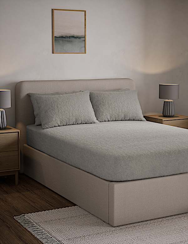 Teddy Fleece Deep Fitted Sheet - CZ