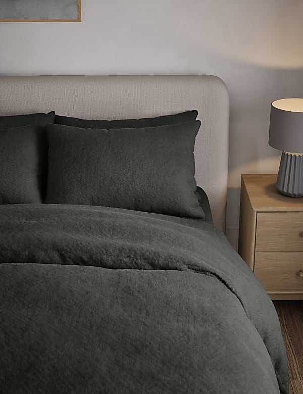 2pk Teddy Fleece Pillowcases - FI