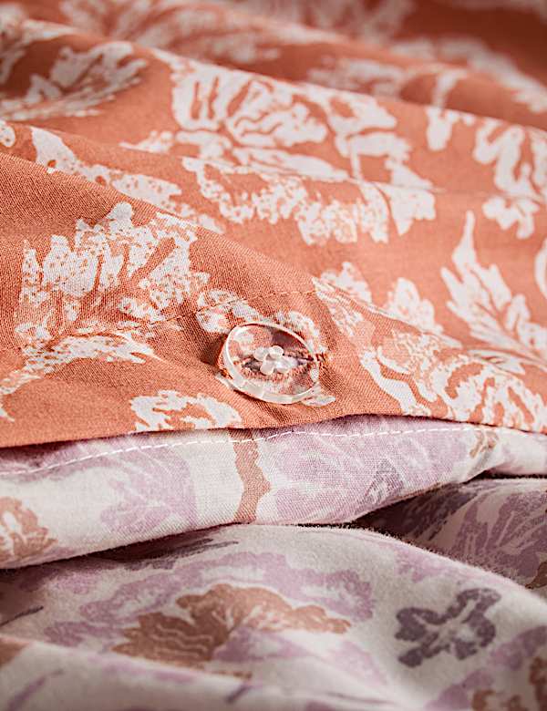 Cotton Blend Floral Bedding Set - JP