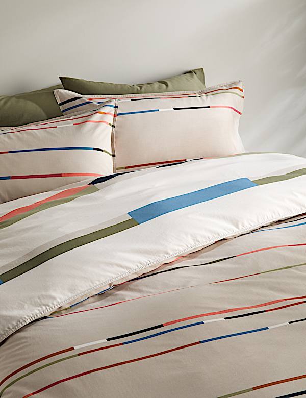 Cotton Rich Striped Bedding Set - VN