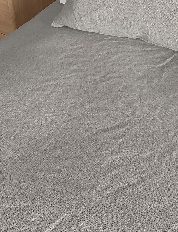 Pure Linen Deep Fitted Sheet - CN