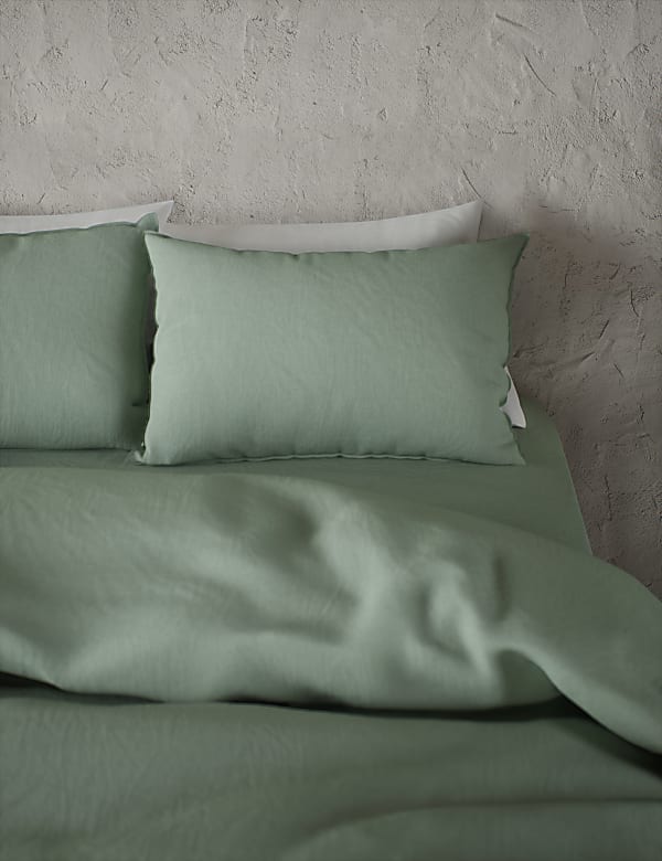 2pk Pure Linen Pillowcases - ES