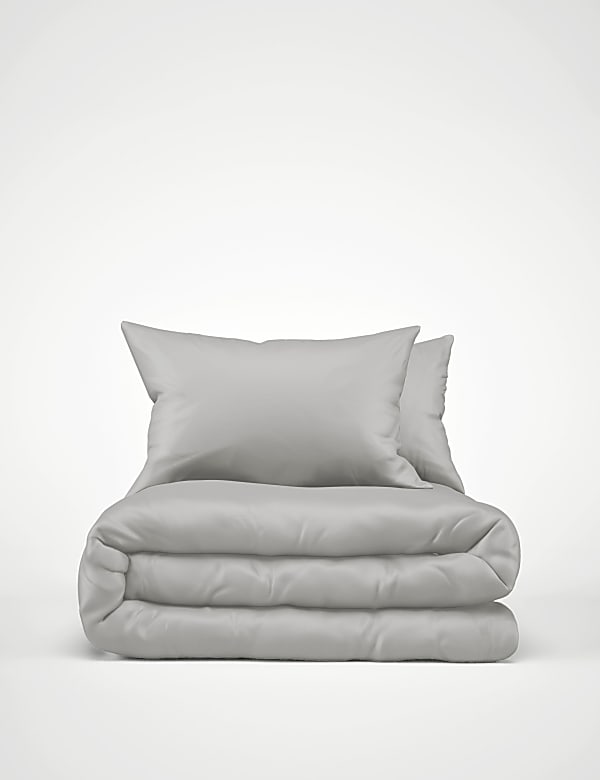 Pure Cotton Sateen 400 Thread Count Bedding Set - GR