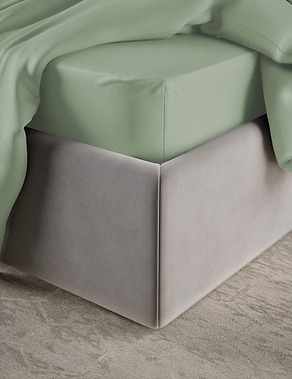 Egyptian Cotton Sateen 400 Thread Count Extra Deep Fitted Sheet - SI