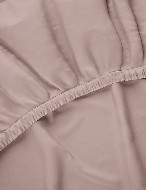 Egyptian Cotton Sateen 400 Thread Count Extra Deep Fitted Sheet - ES