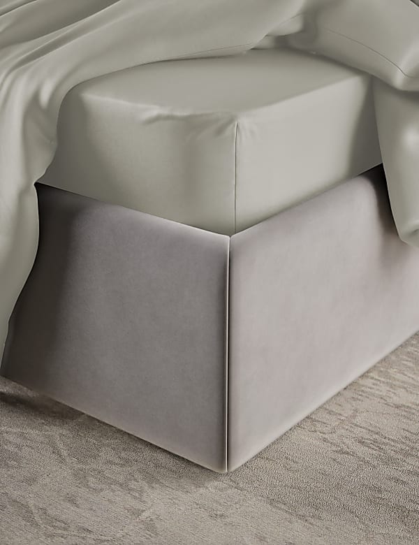 Drap-housse en coton égyptien satiné à bonnets très profonds avec une densité de tissage de 400 fils - LU