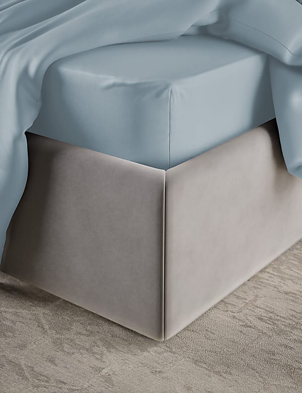 Egyptian Cotton Sateen 400 Thread Count Extra Deep Fitted Sheet - ES