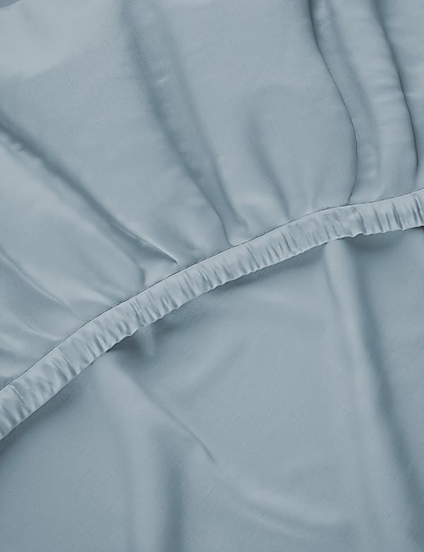 Egyptian Cotton Sateen 400 Thread Count Extra Deep Fitted Sheet - ES