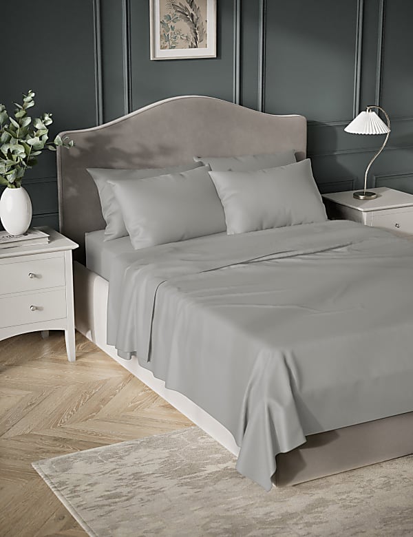 Egyptian Cotton Sateen 400 Thread Count Flat Sheet - GR