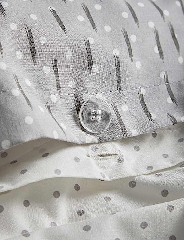 Cotton Blend Spotty Bedding Set - NL