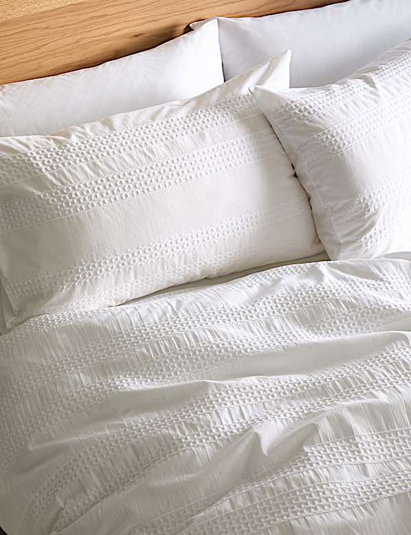 Pure Cotton Waffle Matelassé Bedding Set - GR