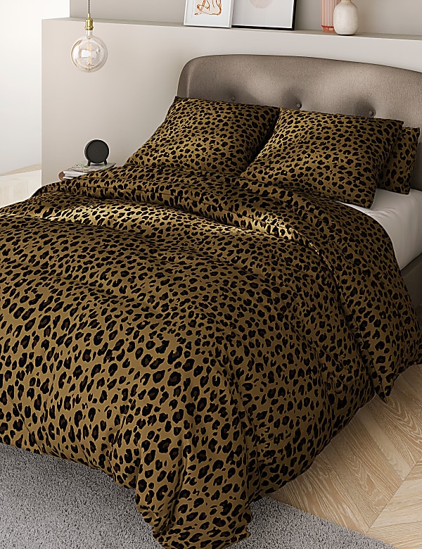 Leopard print euro shams best sale