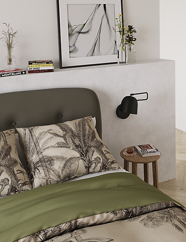 Pure Cotton Palm Jacquard Bedding Set