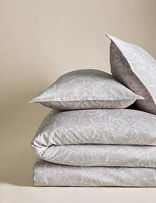 Aida-Alouette Damask Sateen Bedding Set - IS