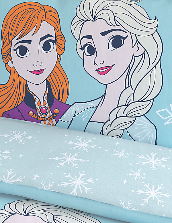 Bettwäscheset aus Baumwollmischgewebe mit Frozen™-Motiv - DE