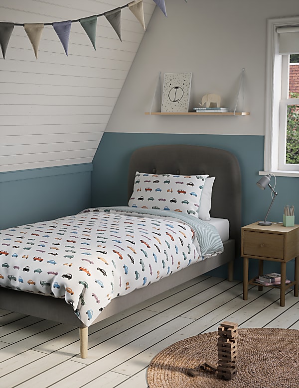 Cars & Scooters Cotton Blend Bedding Set MULTI Bedding Sets M&S CA