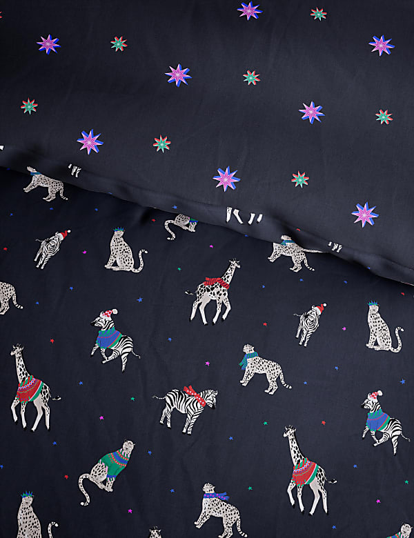 Cotton Blend Animal Print Bedding Set - RS