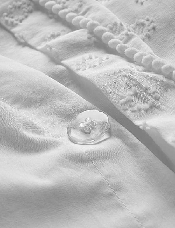 Pure Cotton Pom Pom Dobby Bedding Set - VN