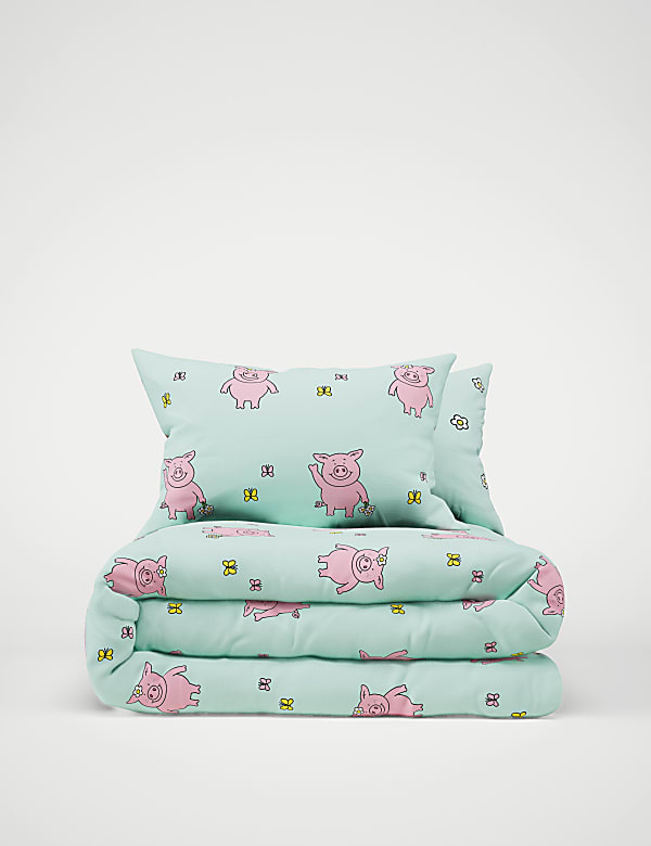 Parure de lit 100 % coton &agrave; motif Percy Pig&trade; - BE