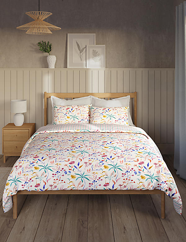 Pure Cotton Floral Bedding Set