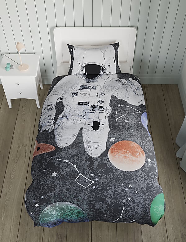 Pure Cotton Astronaut Bedding Set
