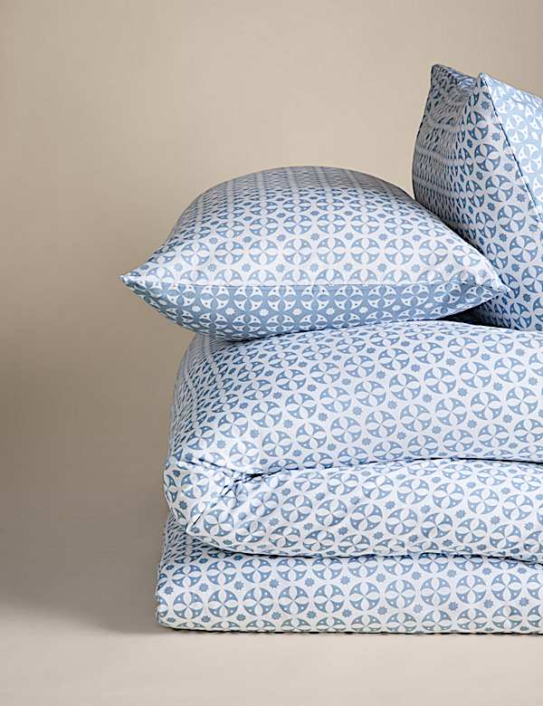 Cotton Blend Circle Star Bedding Set - CY