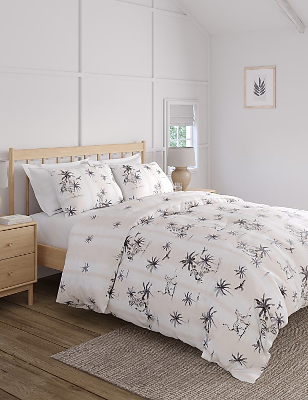 Pure Cotton Jungle Stripe Bedding Set - GR