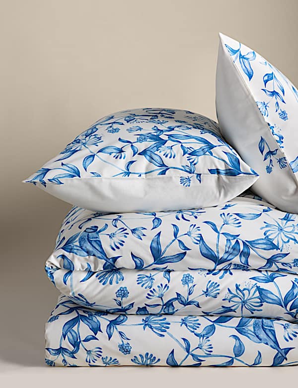 Pure Cotton Trailing Leaf Bedding Set - US