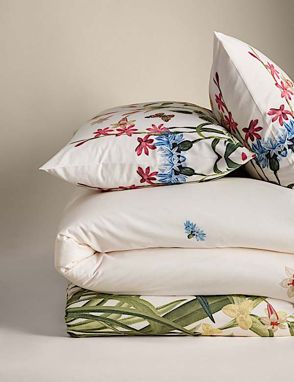 Pure Cotton Floral Bedding Set - GR