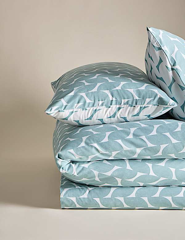 Cotton Blend Geometric Bedding Set - LU