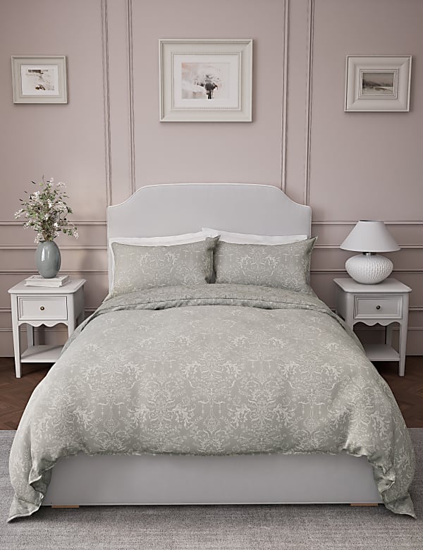Aida-Alouette Damask Sateen Bedding Set - CN