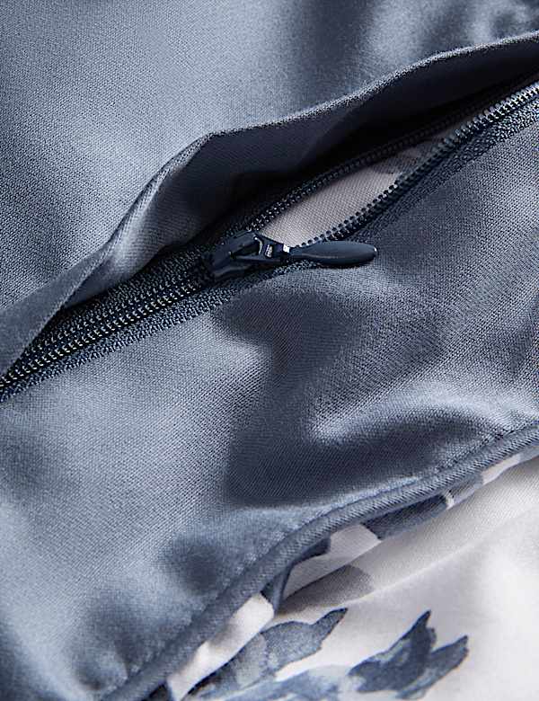 Parure de lit en satin 100 % coton à motif fleur de cerisier - LU