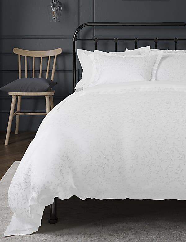 Pure Cotton Spring Foliage Jacquard Bedding Set - SK