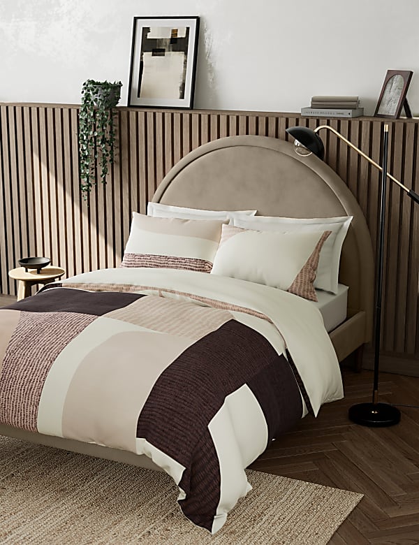 Pure Cotton Abstract Bedding Set - CH