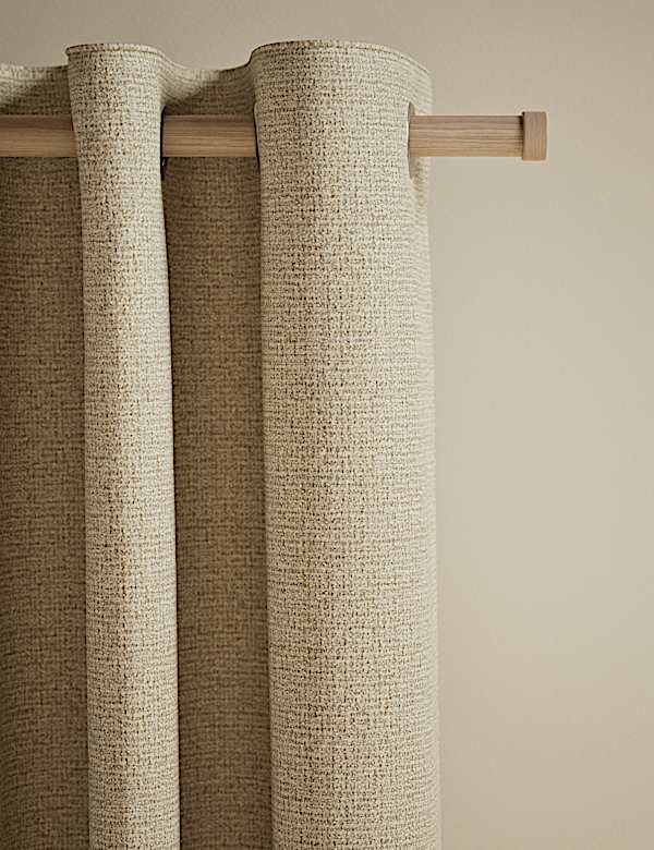 Basketweave Eyelet Curtains - FI