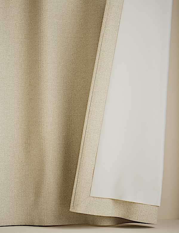 Basketweave Eyelet Curtains - FI