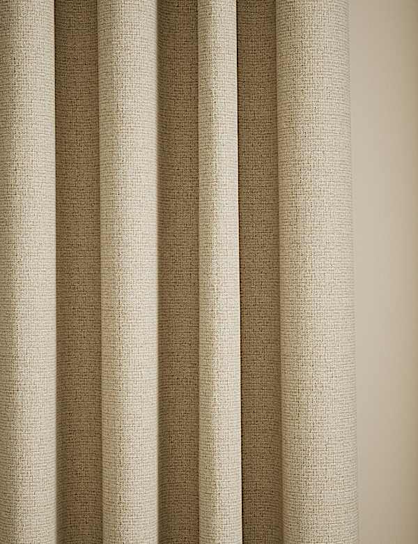 Basketweave Eyelet Curtains - FI