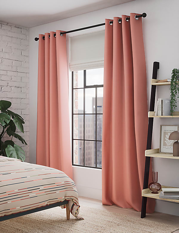 Pure Cotton Eyelet Curtains - OM