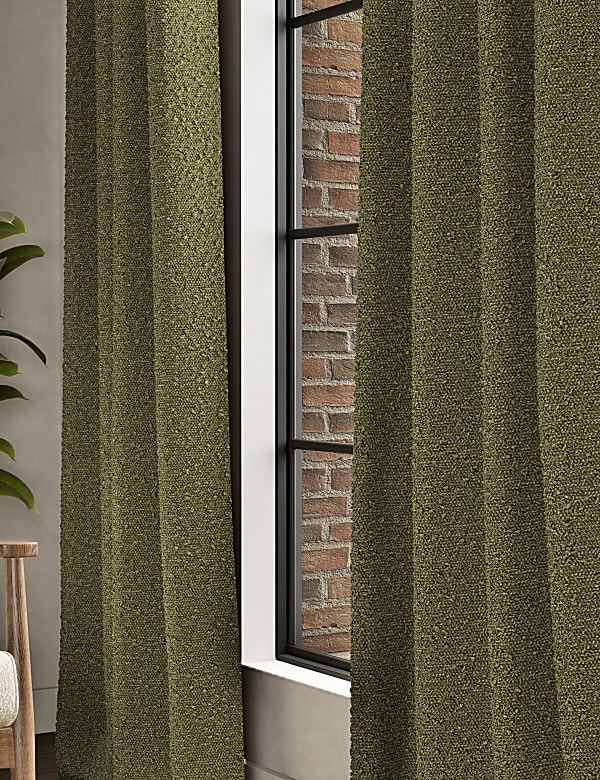 Boucl&eacute; Eyelet Curtains - FR