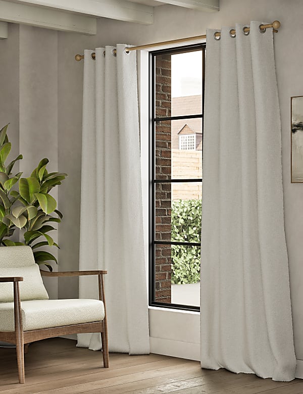 Bouclé Eyelet Curtains - IL