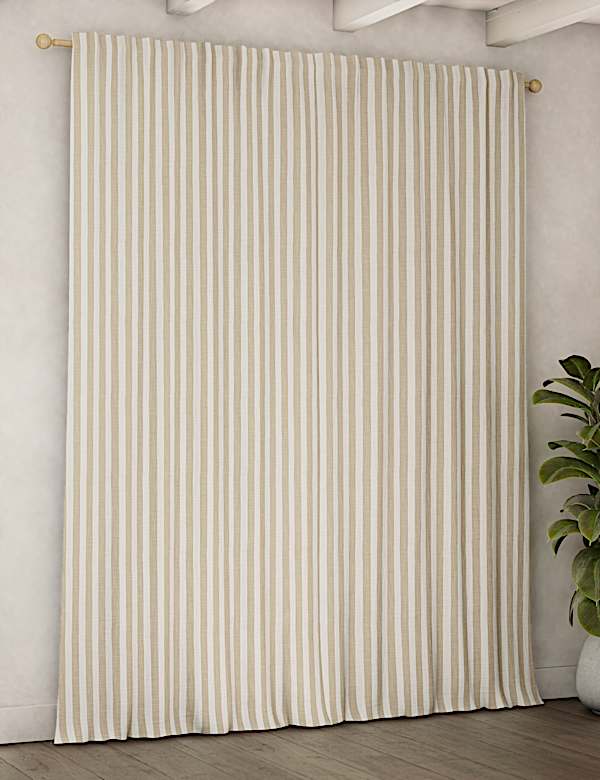 Pure Cotton Striped Multiway Curtains - CH