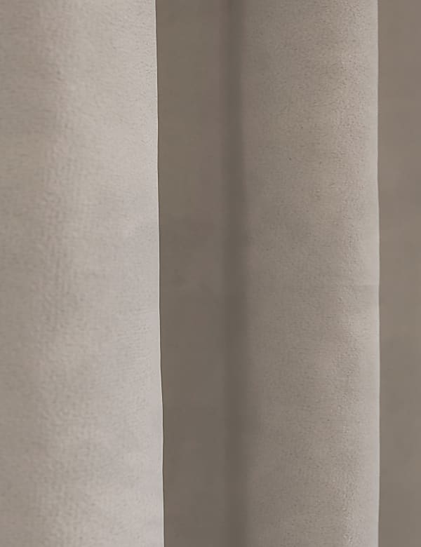 Velvet Pencil Pleat Curtains - IS