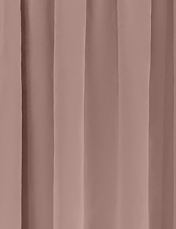 Velvet Pencil Pleat Ultra Thermal Curtains - JO