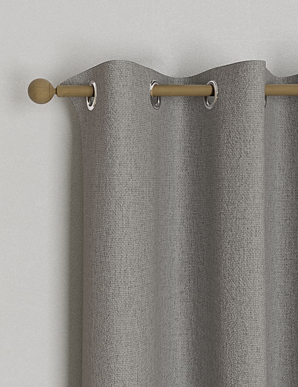 Anti Allergy Eyelet Blackout Temperature Smart Curtains - SI