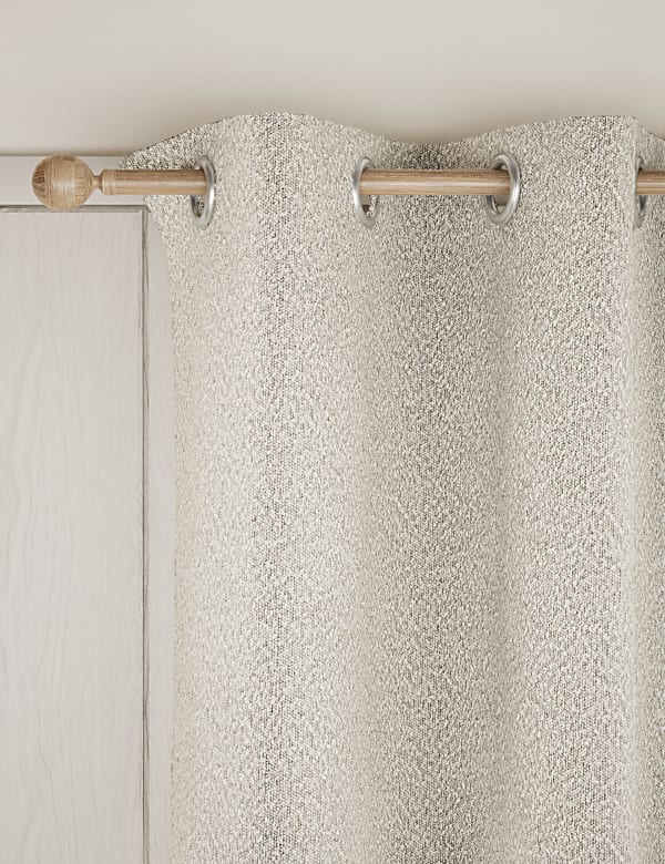 Heavyweight Boucle Eyelet Curtains - OM