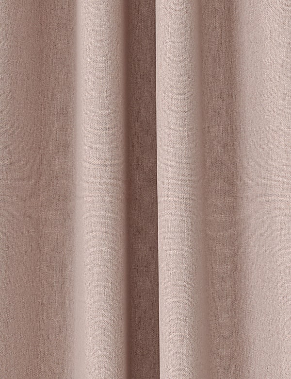 Brushed Eyelet Ultra Thermal Blackout Curtains - FR